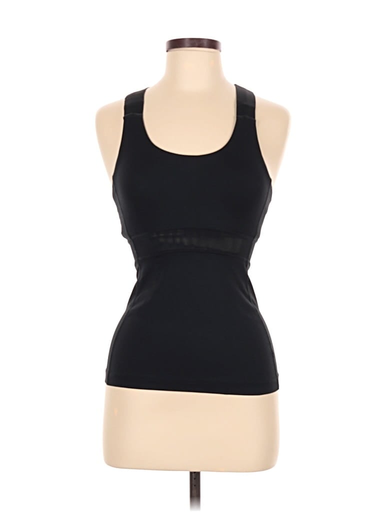 Pre-owned Lululemon Athletica Active Tank Top In Black