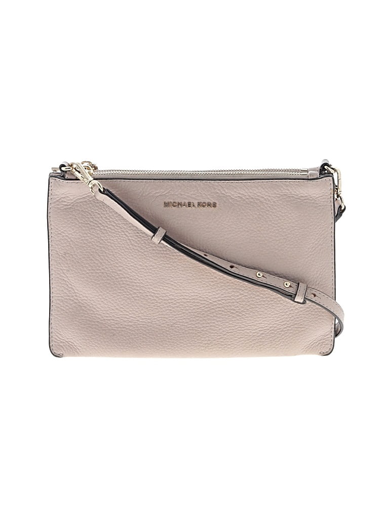 Pre-owned Michael Kors Leather Crossbody Bag In Pink