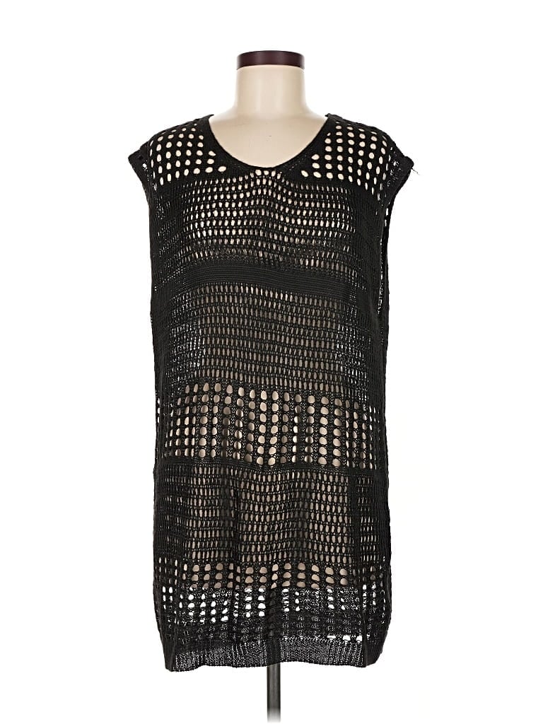 Pre-owned Unbranded Swimsuit Cover Up In Black