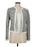 Elie Tahari Metallic Silver Ivory Jacket Size 6 - photo 1