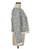 Elie Tahari Metallic Silver Ivory Jacket Size 6 - photo 4