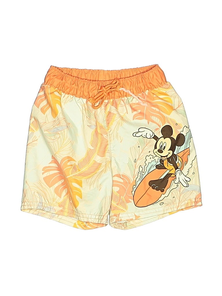 Pre-owned Disney Kids' Board Shorts In Yellow