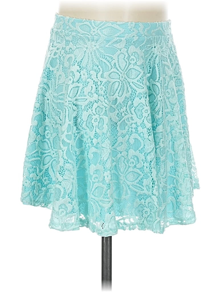 Pre-owned Un Deux Trois Casual Skirt In Blue