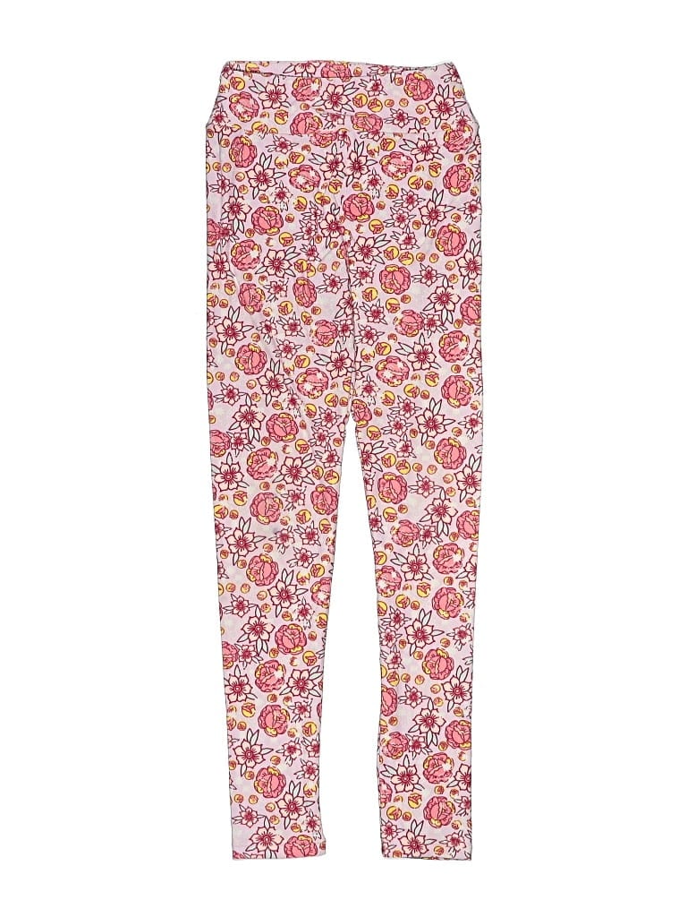 Pre-owned Lularoe Kids' Leggings In Pink