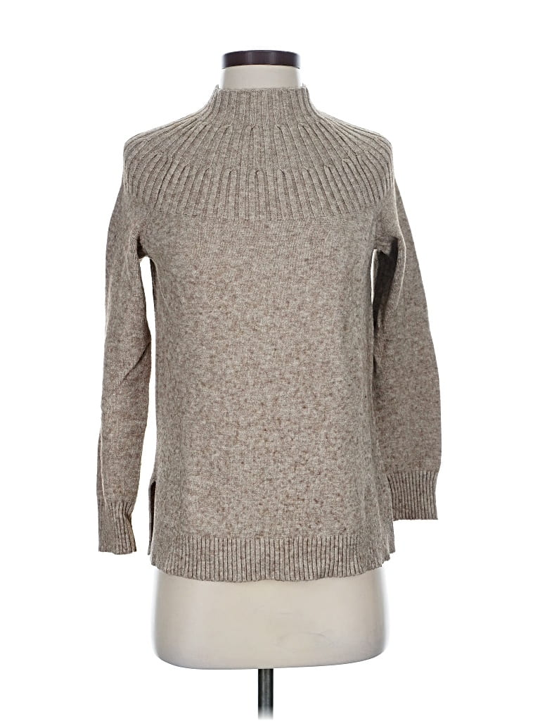 Pre-owned By Anthropologie Turtleneck Sweater In Brown