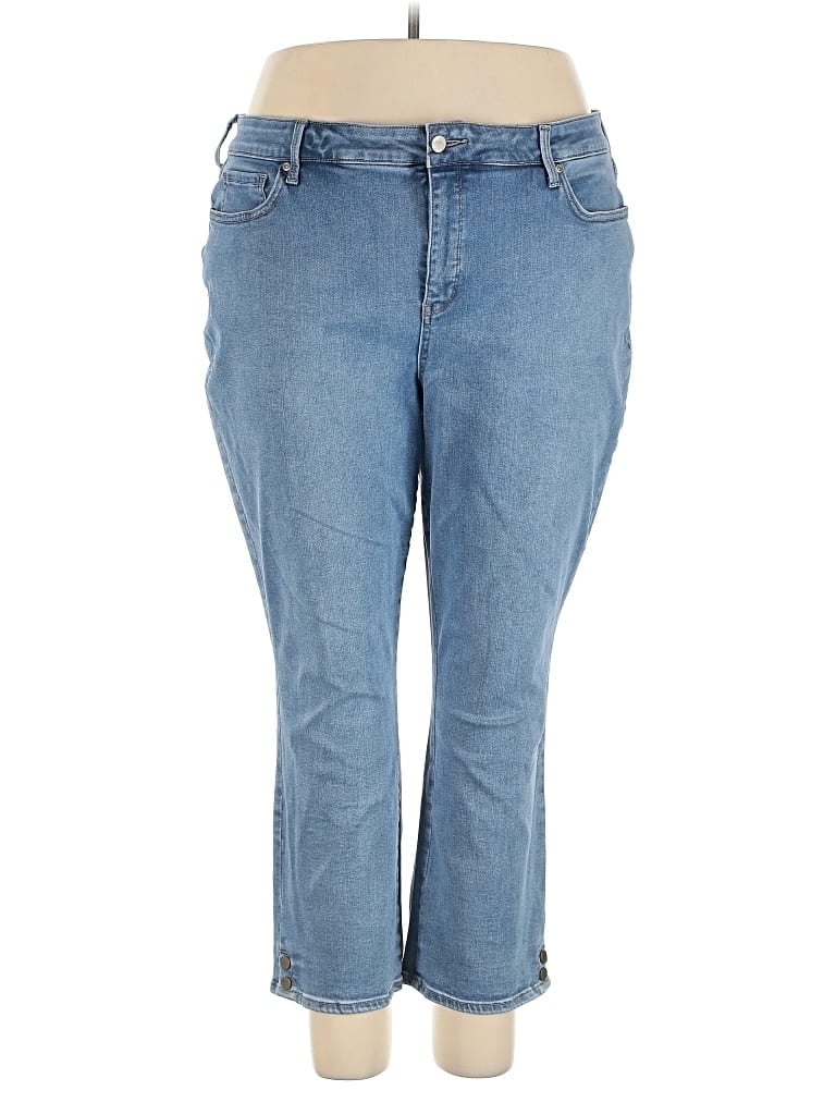 Pre-owned Curves 360 By Nydj Jeans In Blue
