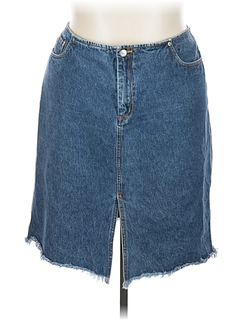 Pre-owned Venezia Jeans Clothing Co. Denim Skirt In Blue