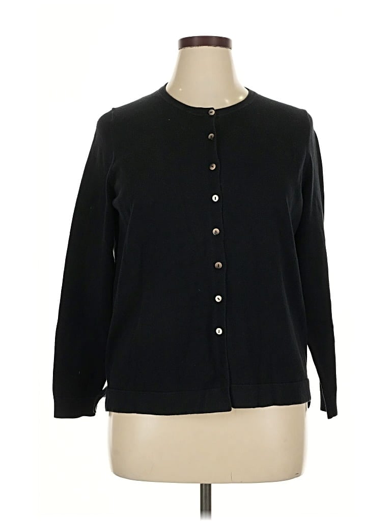 Pre-owned Boden Cardigan Sweater In Black