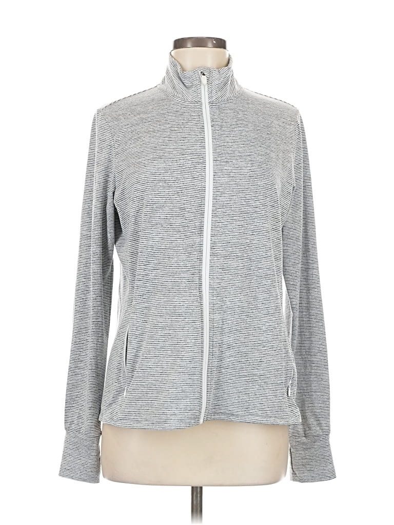 Pre-owned Market & Spruce Track Jacket In Gray