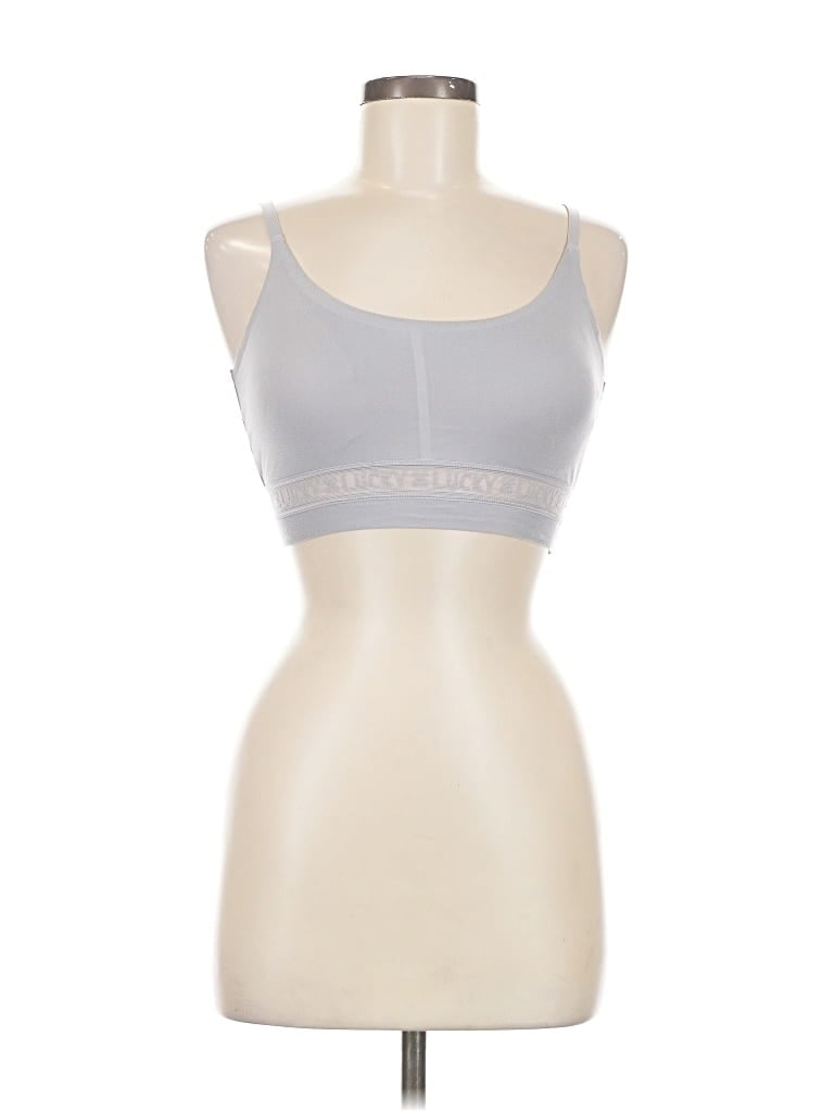 Pre-owned Lucky Brand Sports Bra In Silver