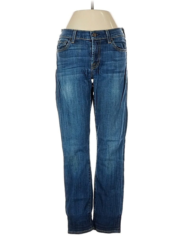 Pre-owned 7 For All Mankind Jeans In Blue