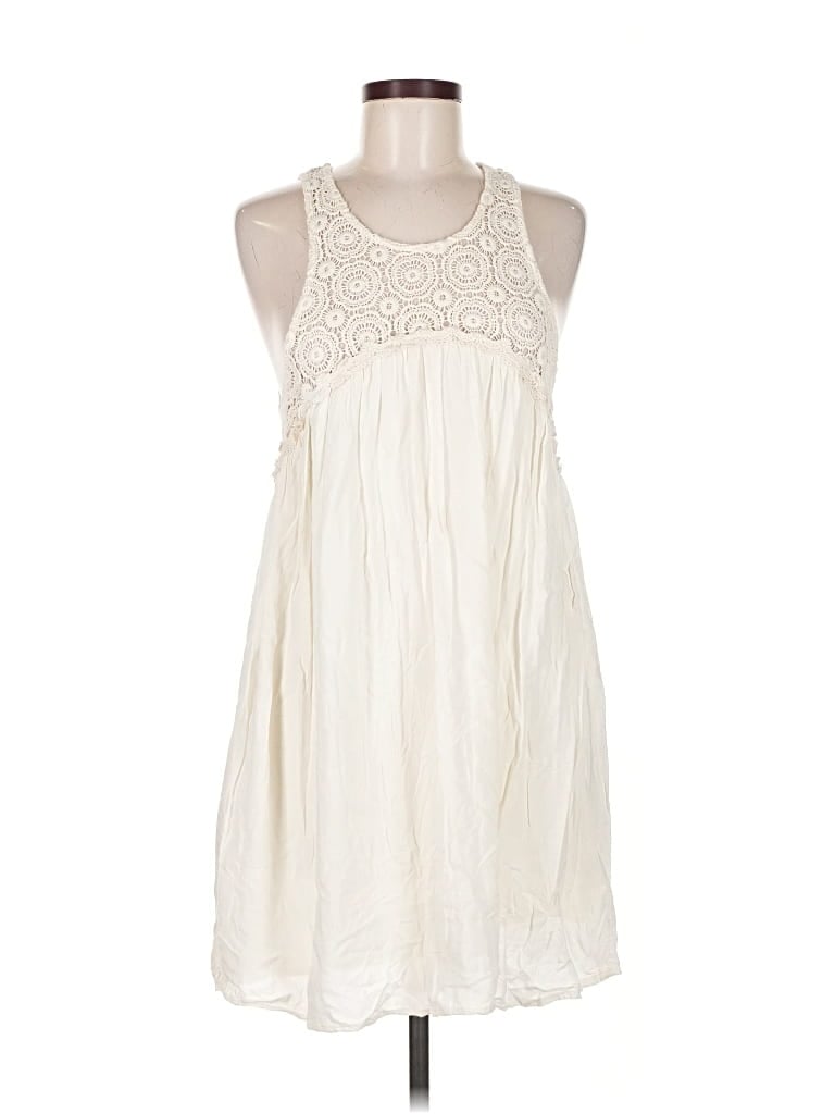 Pre-owned Cotton Candy Casual Dress In White