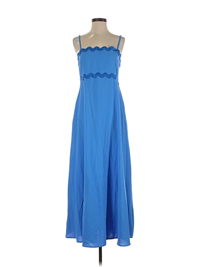 Pre-owned Fashion Casual Dress In Blue
