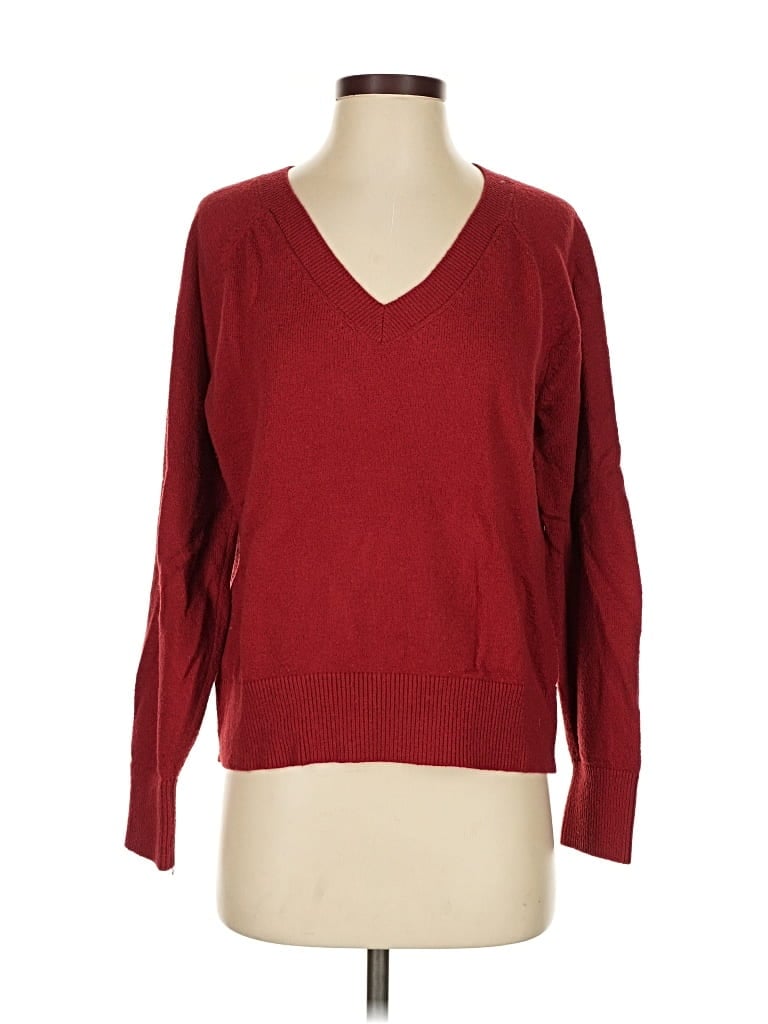 Pre-owned Old Navy 3/4 Sleeve T-shirt In Burgundy