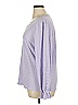 Unbranded 100% Polyester Purple Long Sleeve Blouse Size XL - photo 5