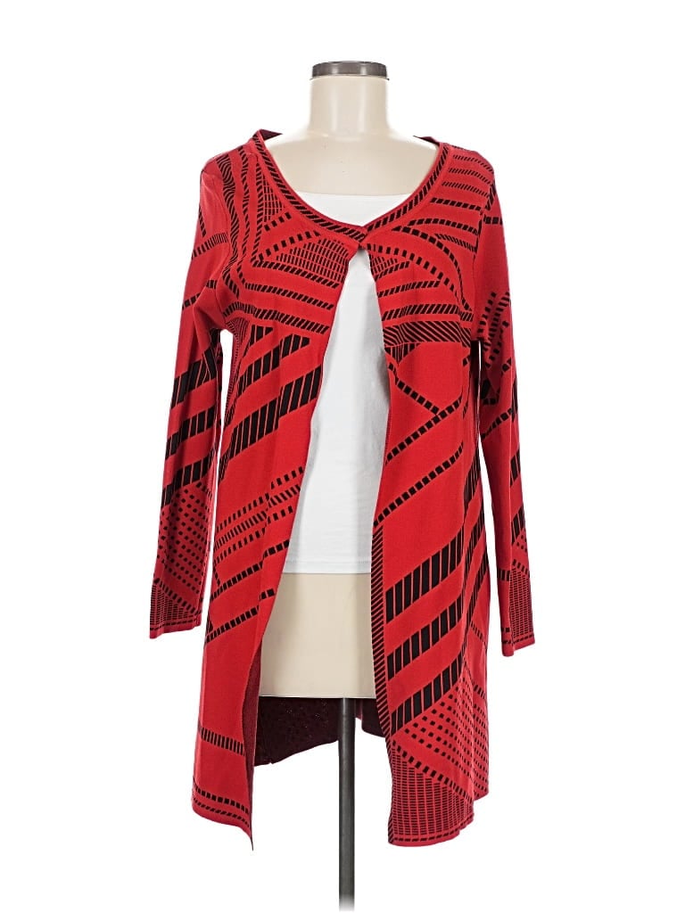 Pre-owned Ashro Cardigan Sweater In Red