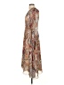 Lini 100% Polyester Paisley Brown Red Casual Dress Size S - photo 5