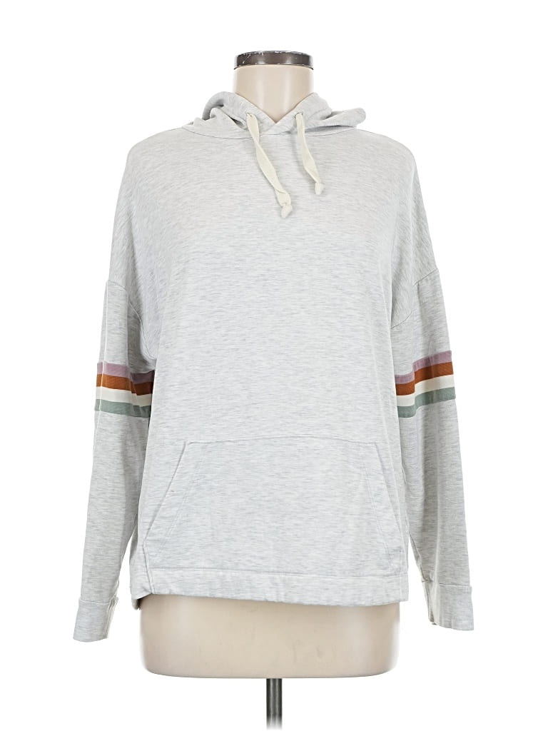Pre-owned Mwl By Madewell Pullover Hoodie In Gray