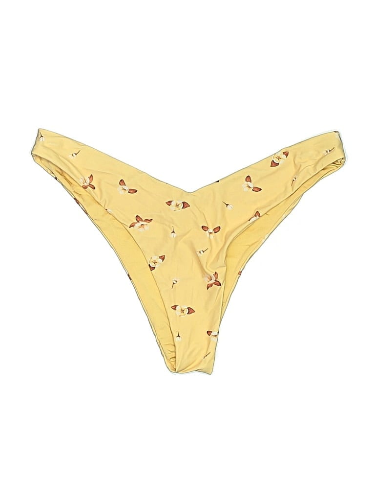 Pre-owned Weworewhat Swimsuit Bottoms In Yellow