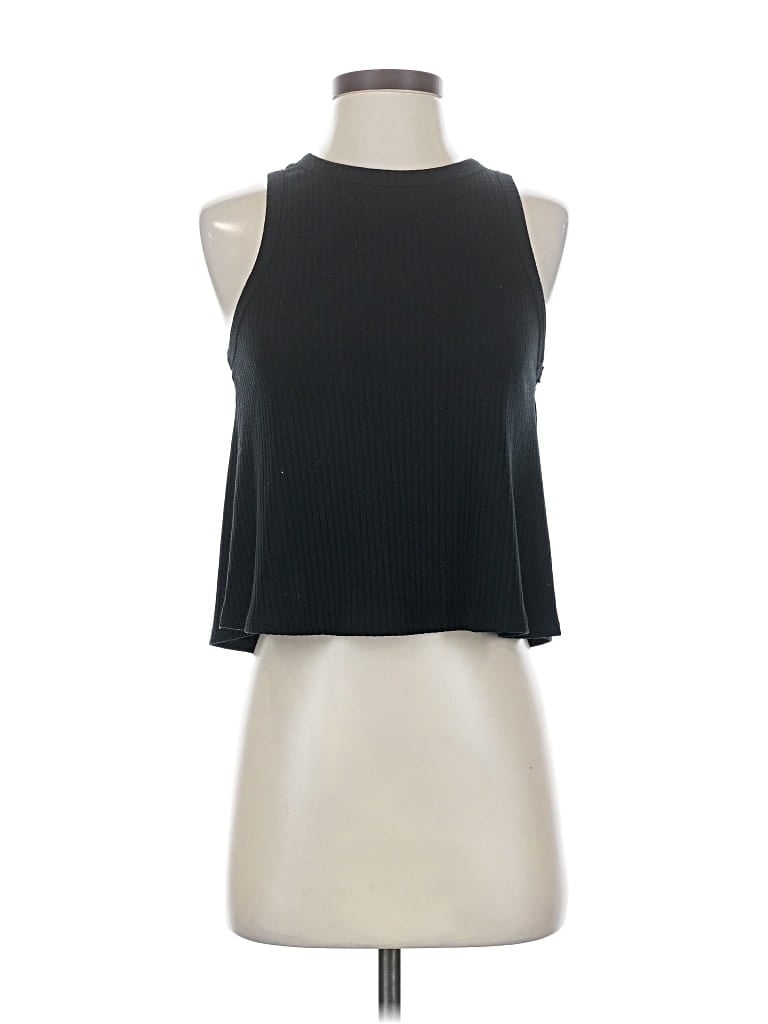 Pre-owned Altar'd State Tank Top Black Halter Neckline Tops