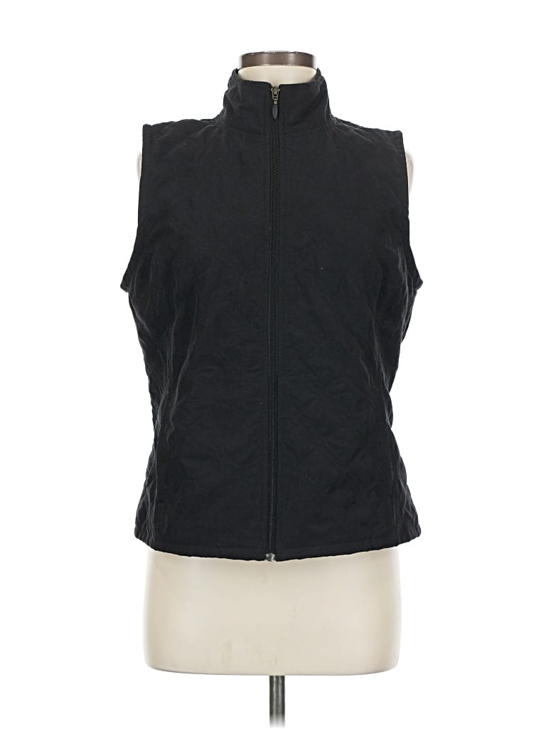 Pre-owned Columbia Vest In Black