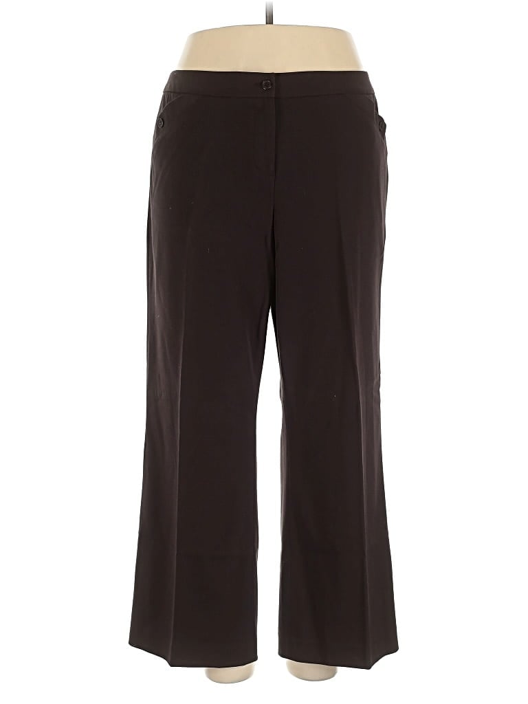 Pre-owned Lane Bryant Dress Pants In Brown