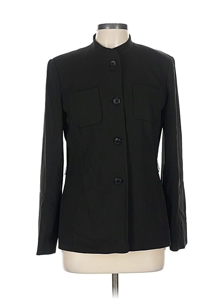 Pre-owned Ann Taylor Loft Blazer Jacket In Black