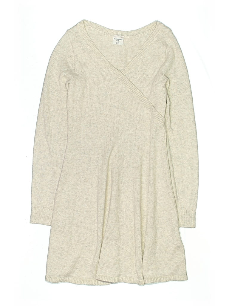 Pre-owned Abercrombie Kids' Dress In Gray