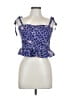 Ulla Johnson 100% Cotton Blue Sleeveless Blouse Size 10 - photo 1