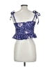 Ulla Johnson 100% Cotton Blue Sleeveless Blouse Size 10 - photo 2