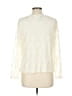 Dialogue 100% Nylon Ivory Long Sleeve Blouse Size L - photo 2