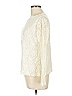 Dialogue 100% Nylon Ivory Long Sleeve Blouse Size L - photo 5