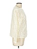 Dialogue 100% Nylon Ivory Long Sleeve Blouse Size L - photo 4