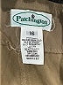 Patchington Solid Tan Active Pants Size 16 - photo 4