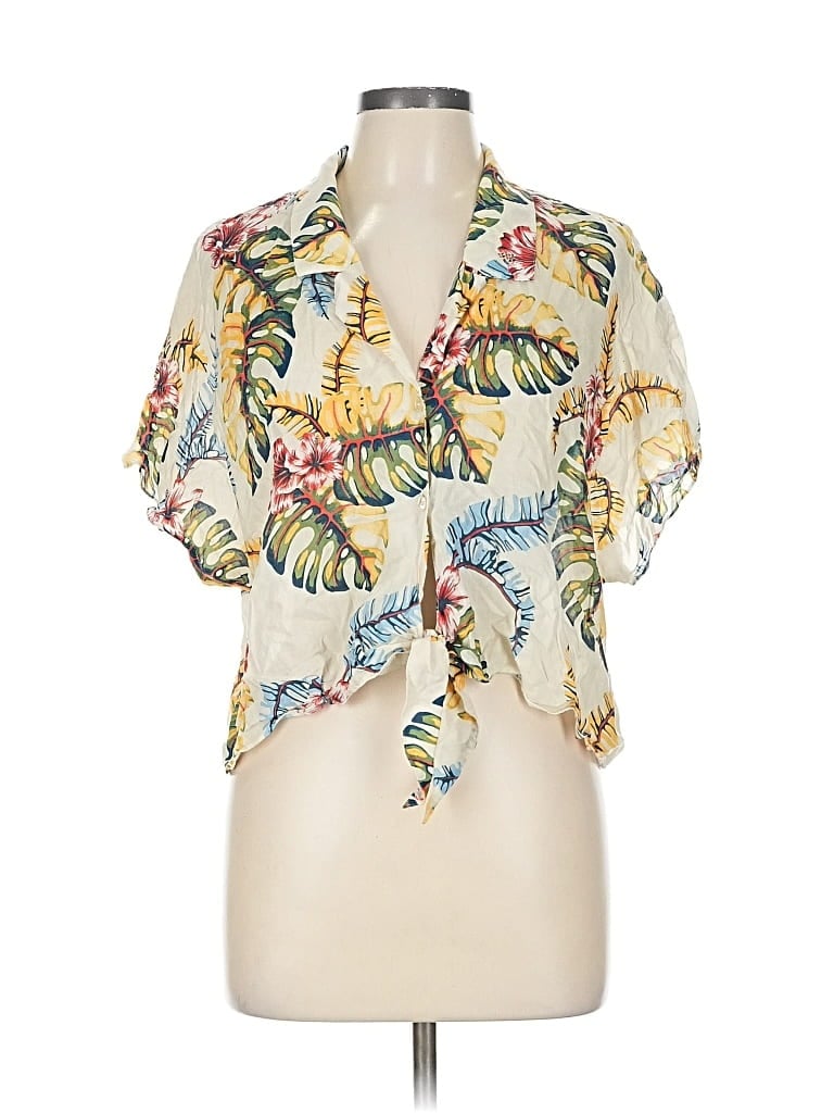 WILFRED FREE Pre-owned Short Sleeve Blouse In White