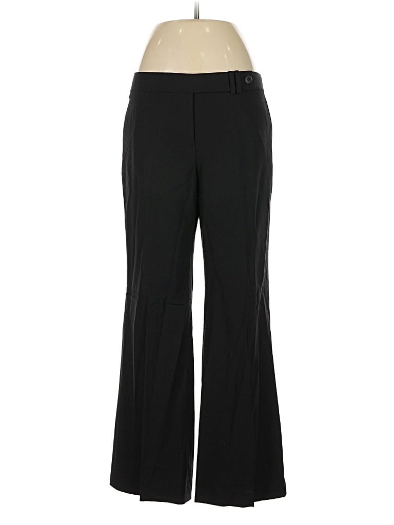 Pre-owned Ann Taylor Loft Wool Pants In Black
