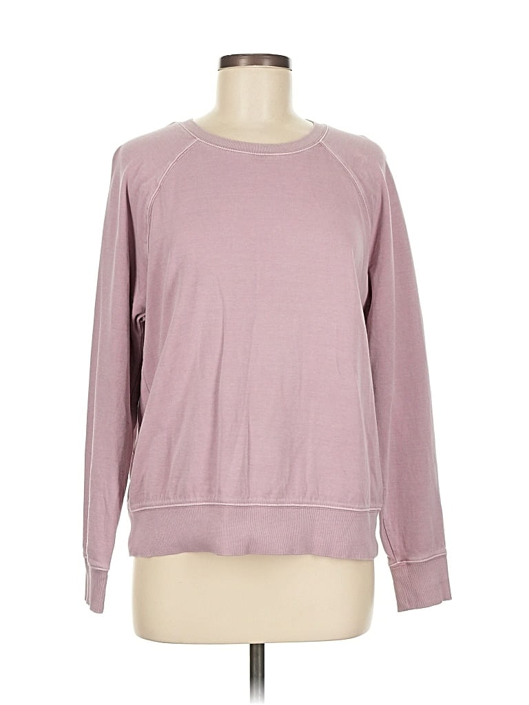 Pre-owned Athleta Long Sleeve T-shirt In Pink