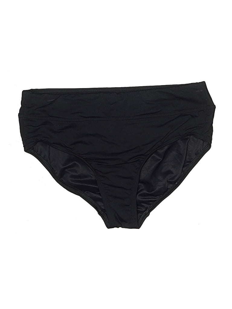 Pre-owned Lands' End Swimsuit Bottoms In Black