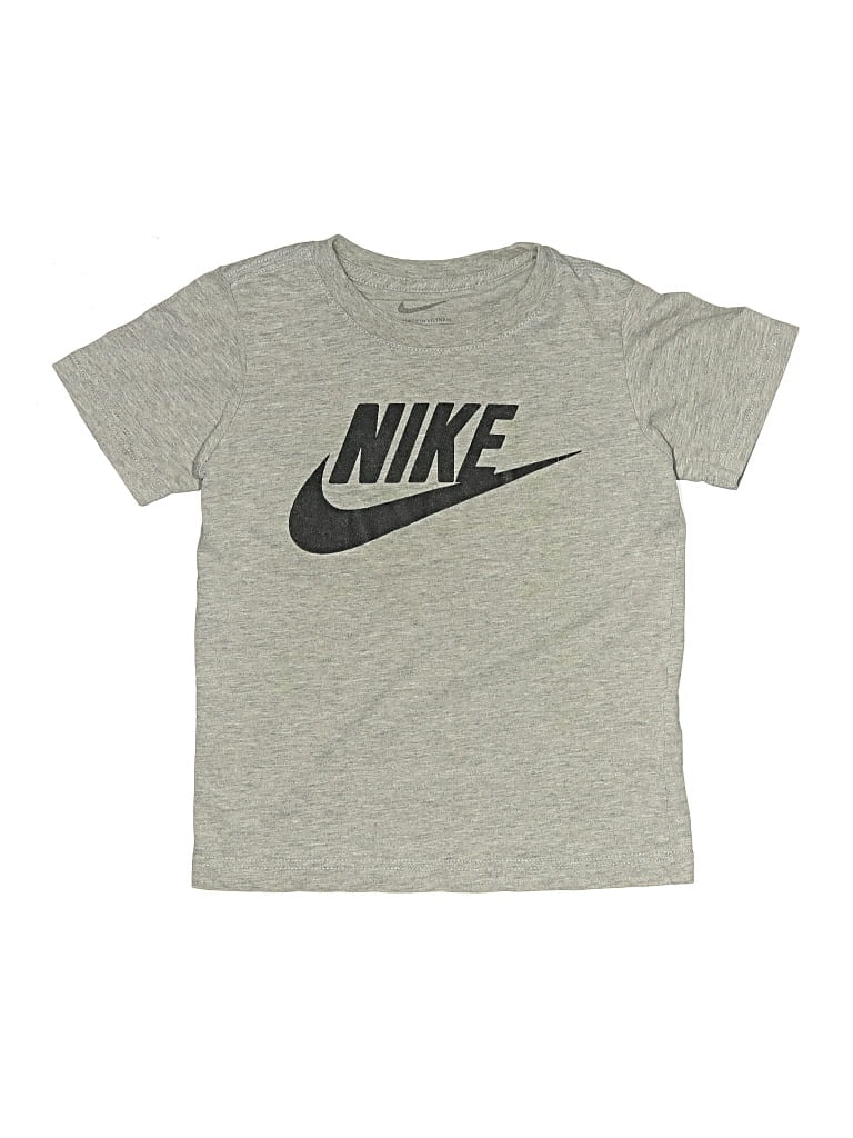 Pre-owned Nike Kids' Short Sleeve T-shirt In Gray
