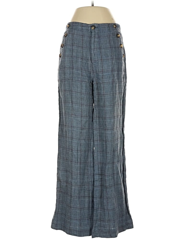 Pre-owned Sundance Linen Pants In Blue