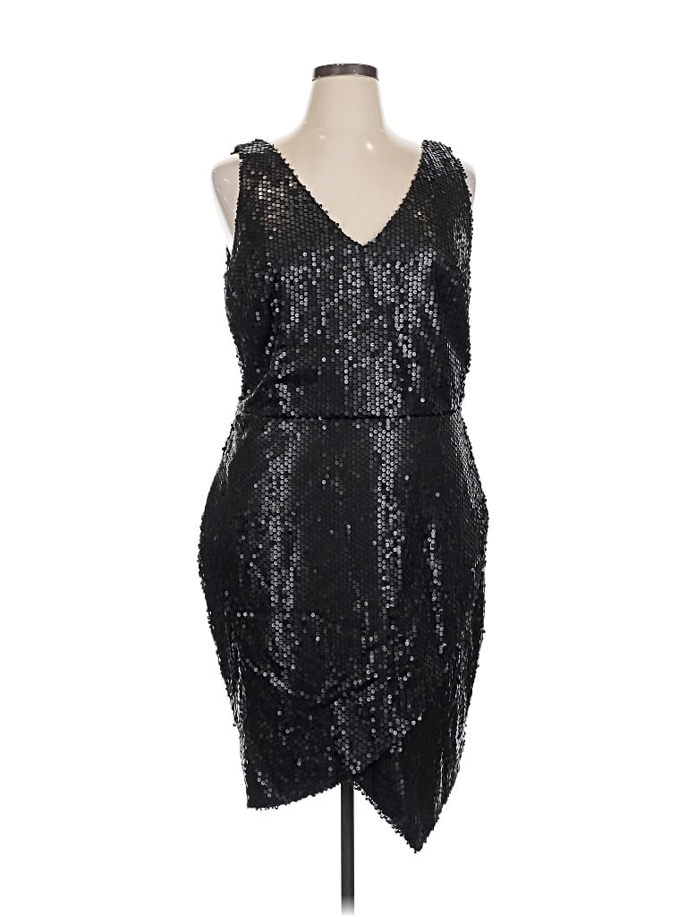 Pre-owned City Chic Cocktail Dress In Black