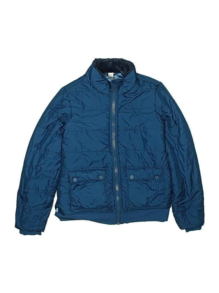 Pre-owned Athleta Kids' Snow Jacket In Blue