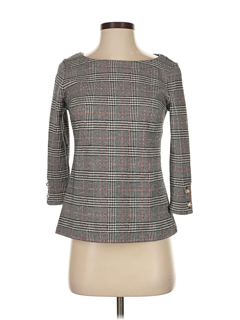 Pre-owned Talbots Cardigan Sweater In Gray