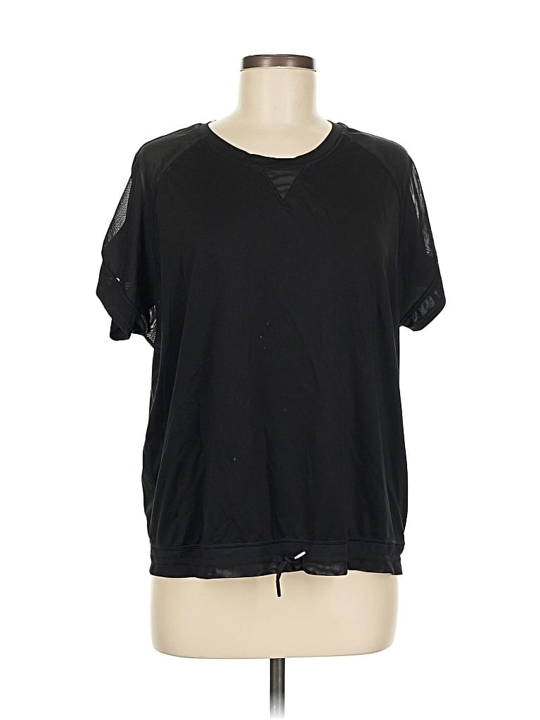 Pre-owned Athletic Works Short Sleeve T-shirt In Black