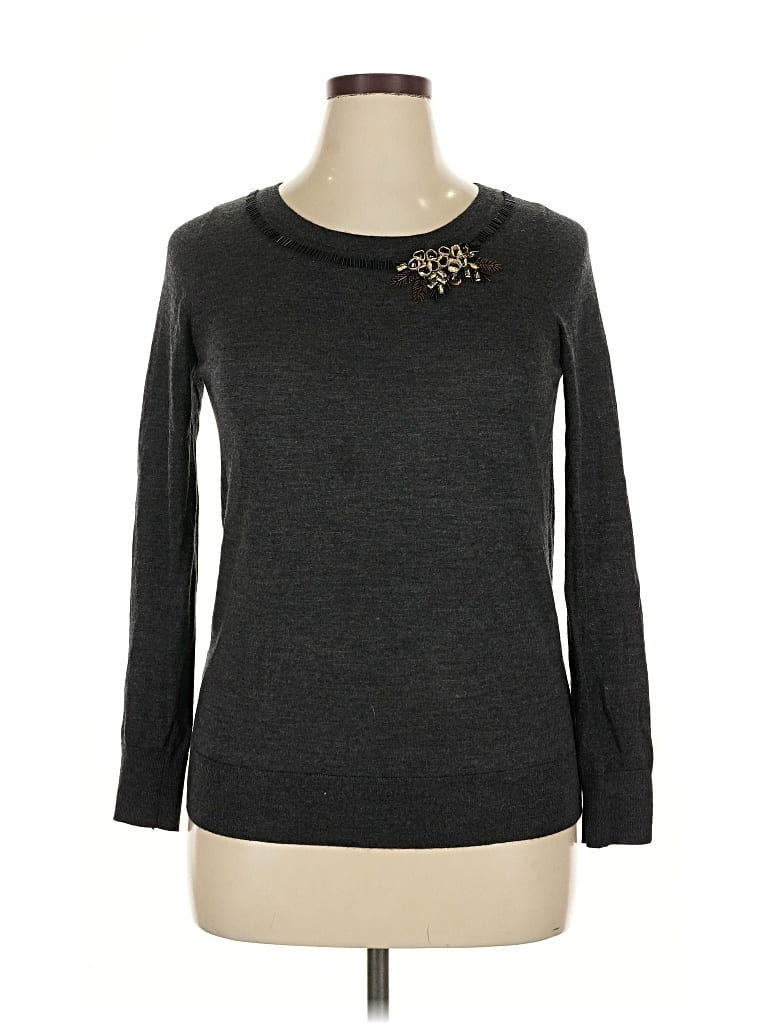 ANN TAYLOR LOFT Pre-owned Pullover Sweater In Gray