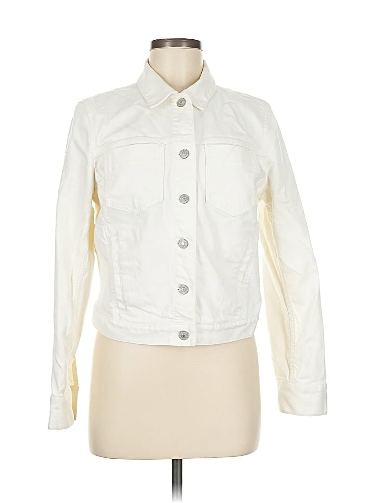Pre-owned Banana Republic Jacket In White