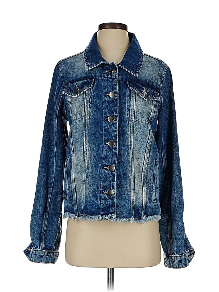 Pre-owned Unbranded Denim Jacket In Blue