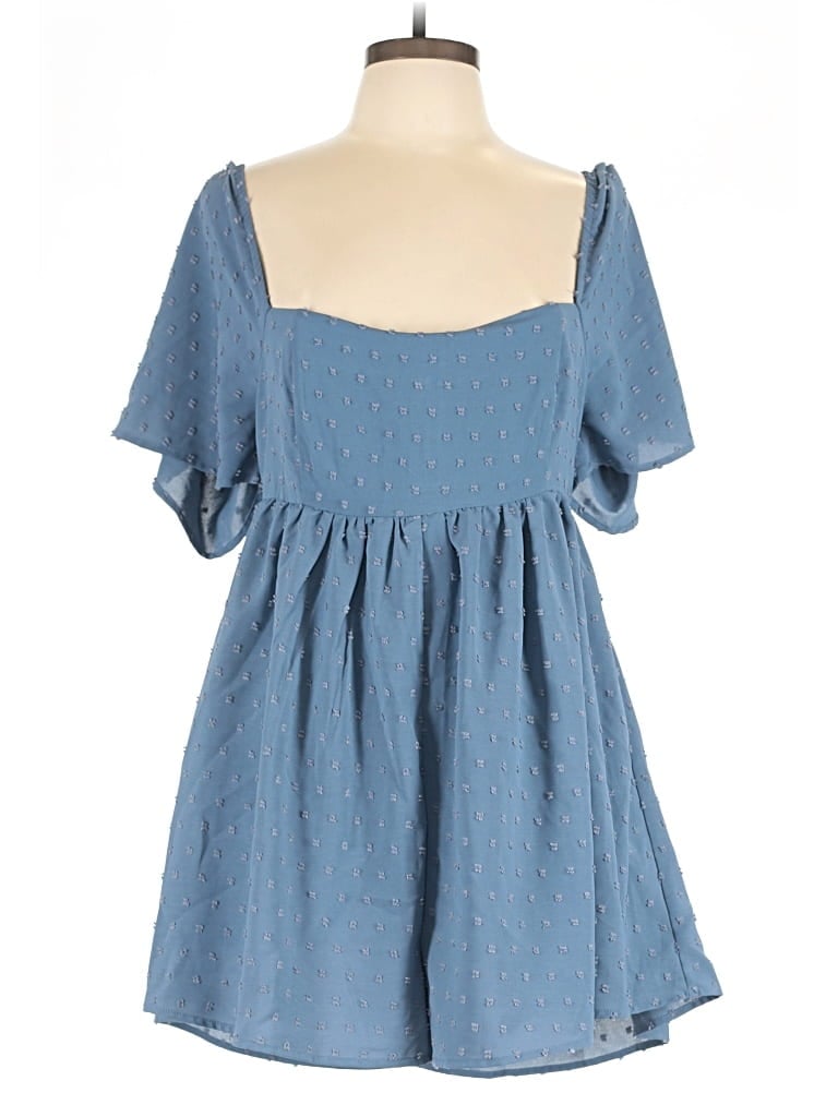 Pre-owned Altar'd State Casual Dress In Blue