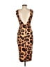 Unbranded Animal Print Brown Cocktail Dress Size M (estimated) - photo 2