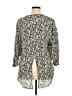 Tolani 100% Silk Gray 3/4 Sleeve Silk Top Size XL - photo 2